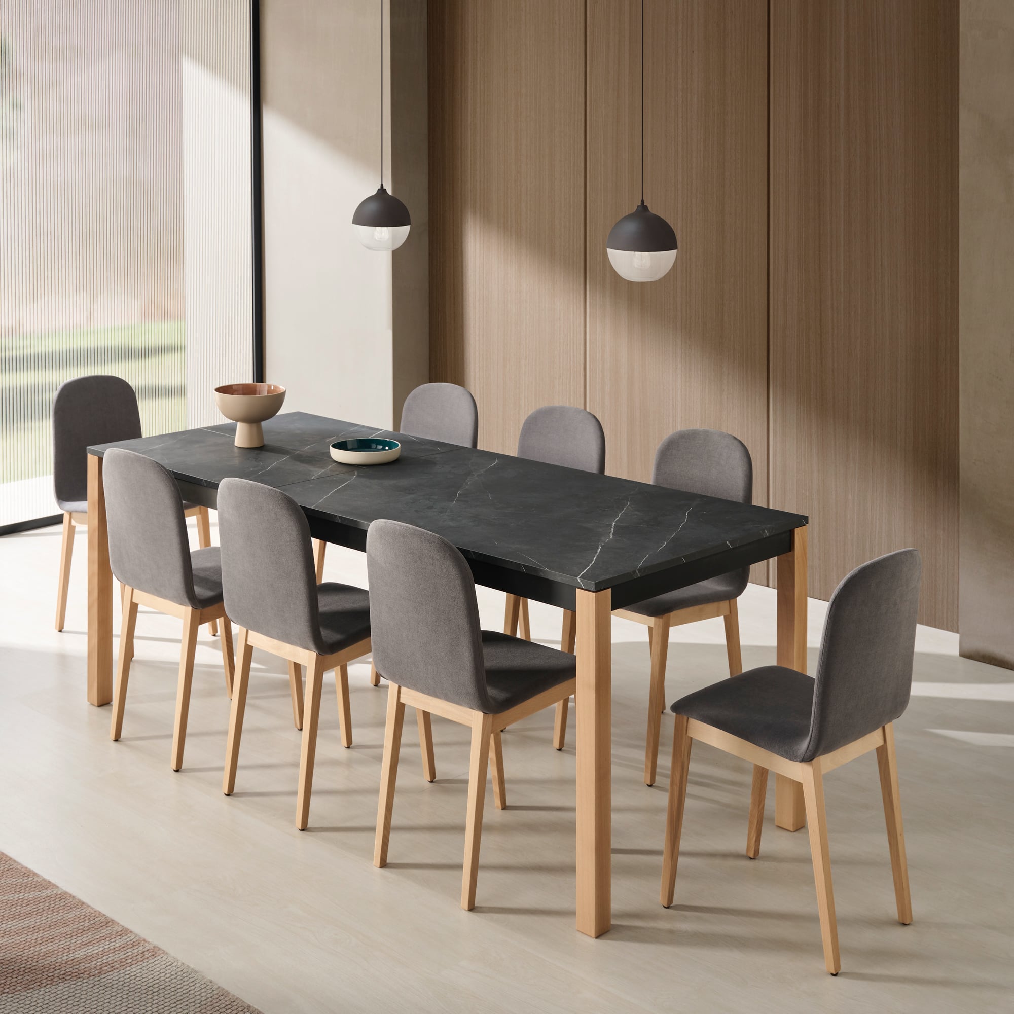 Sillas de comedor con tela antimanchas