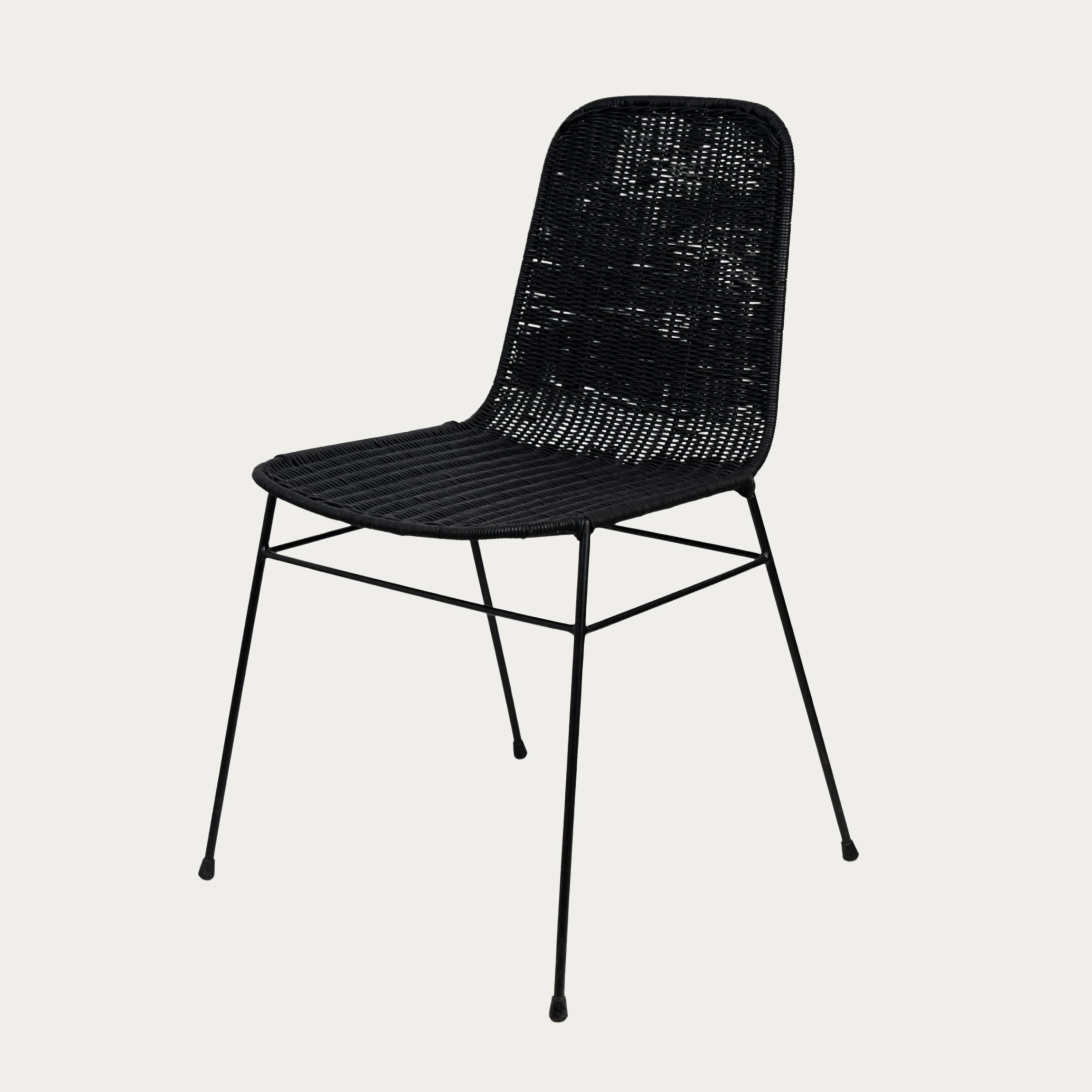 Silla de ratán Portinax