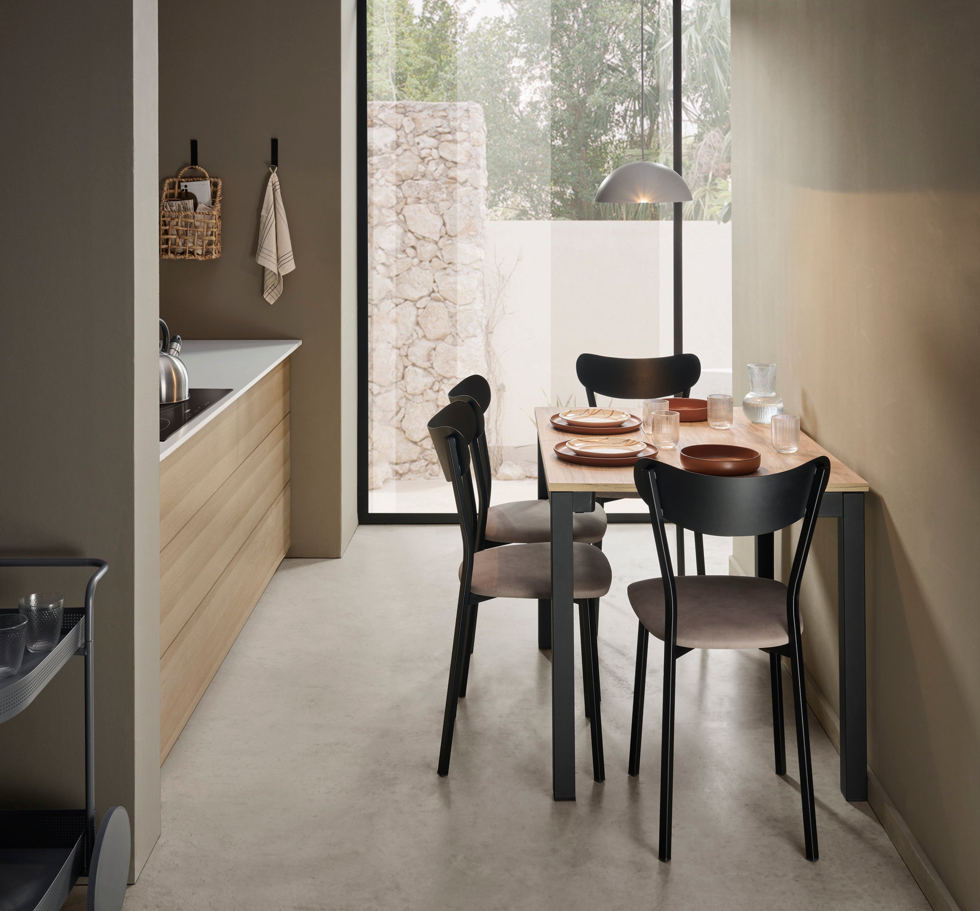 Mesa Tokio Extensible Frontal para Cocina