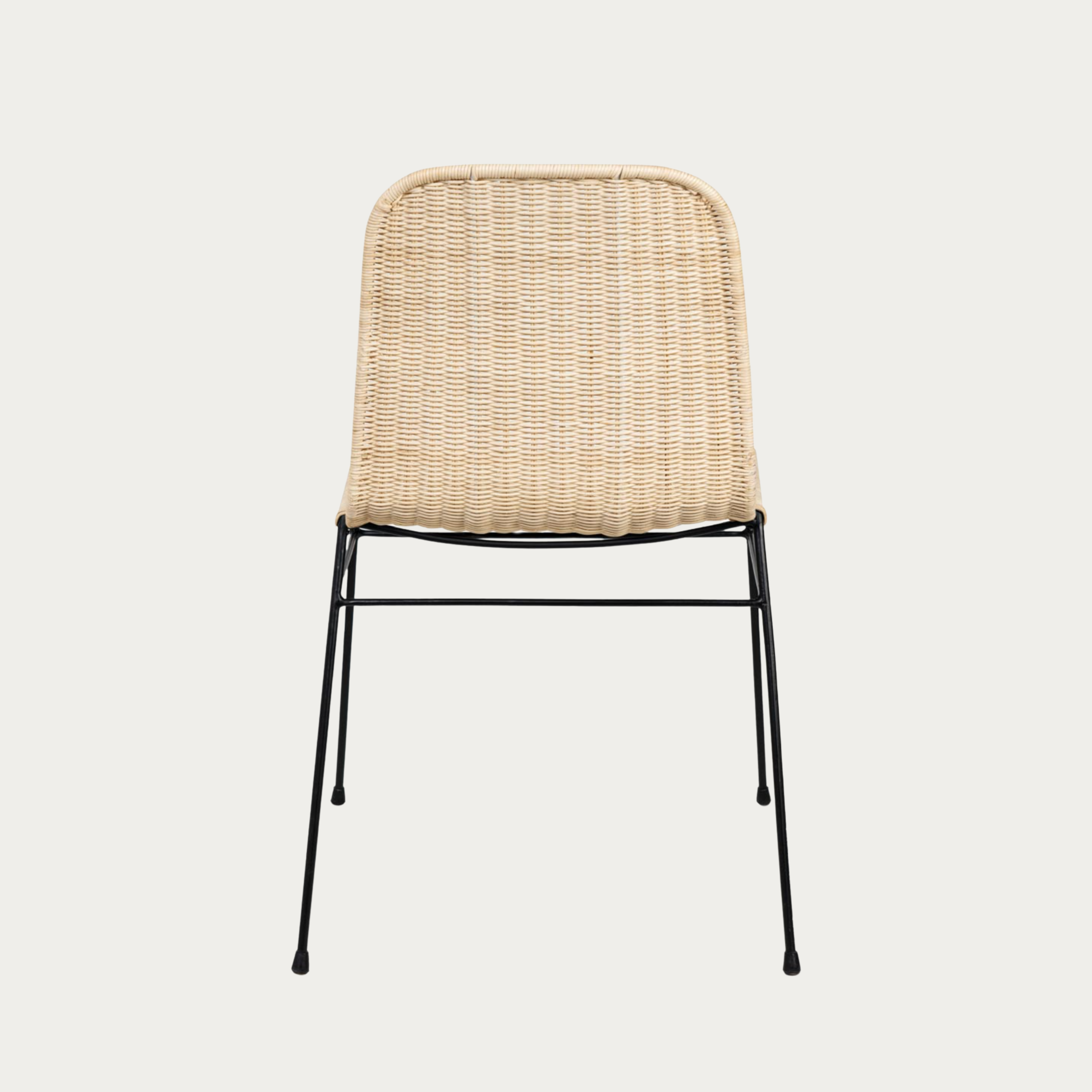 Silla de ratán Portinax