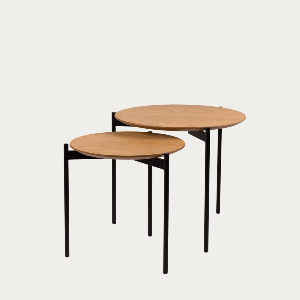 Set 2 mesas de centro Laos