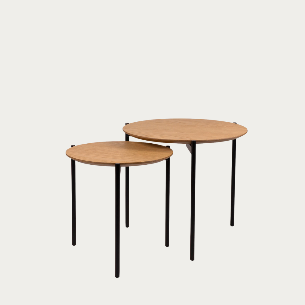 Set 2 mesas de centro Laos