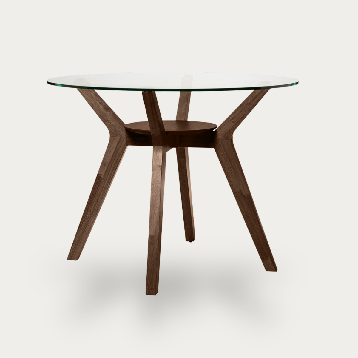 Mesa redonda de cristal Sintra