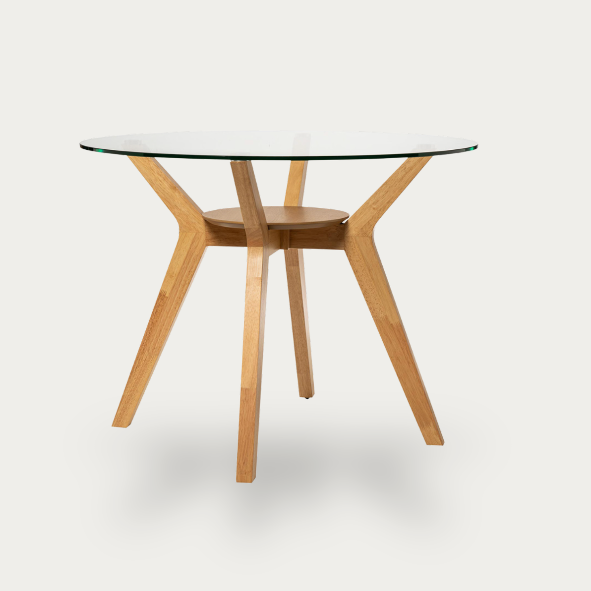 Mesa redonda de cristal Sintra