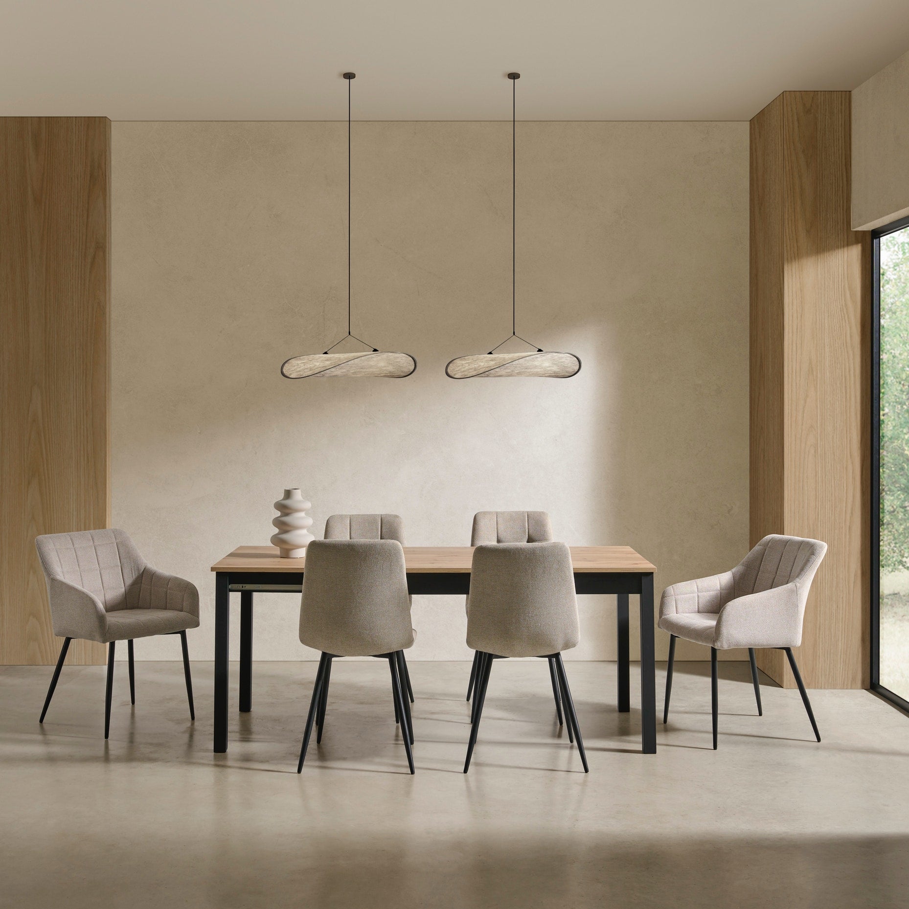 Taula Oslo Natural Extensible