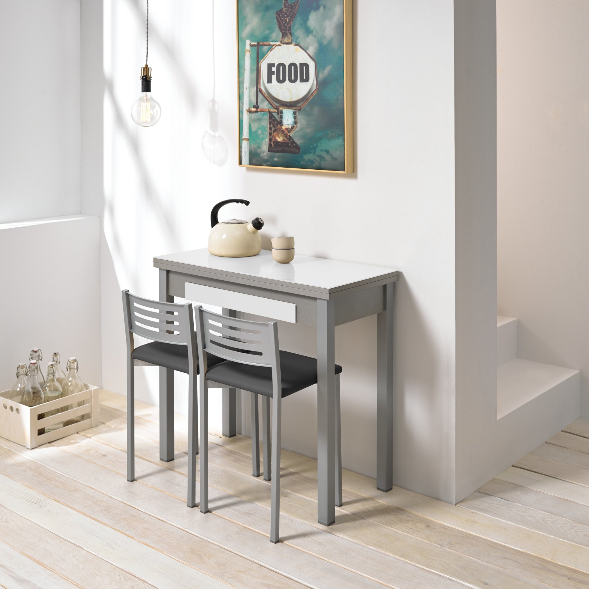 Mesa Libro Cristal
