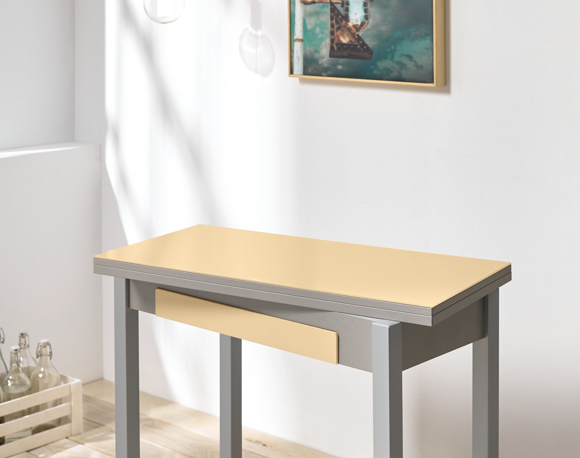 Mesa Libro Cristal