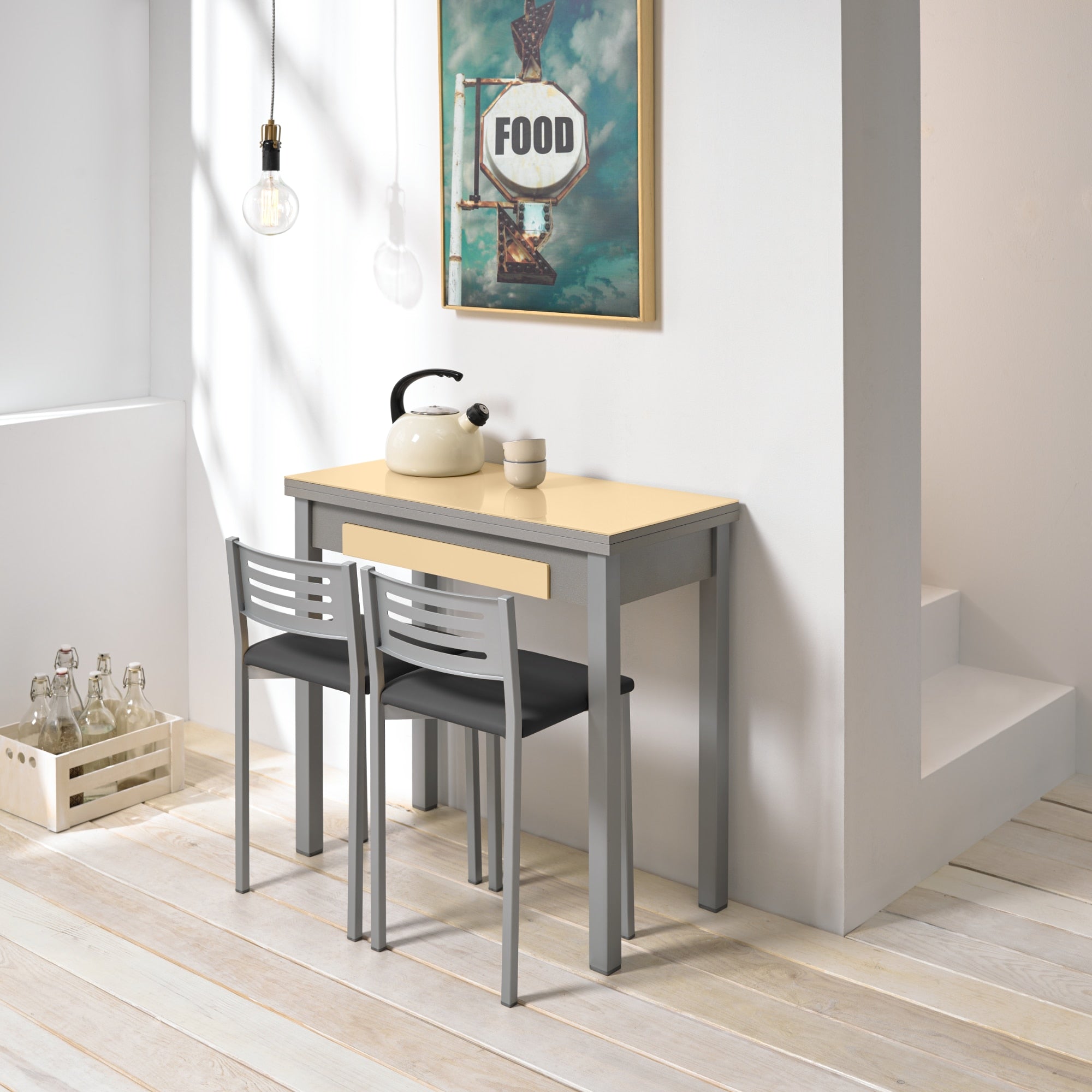 Mesa Libro Cristal