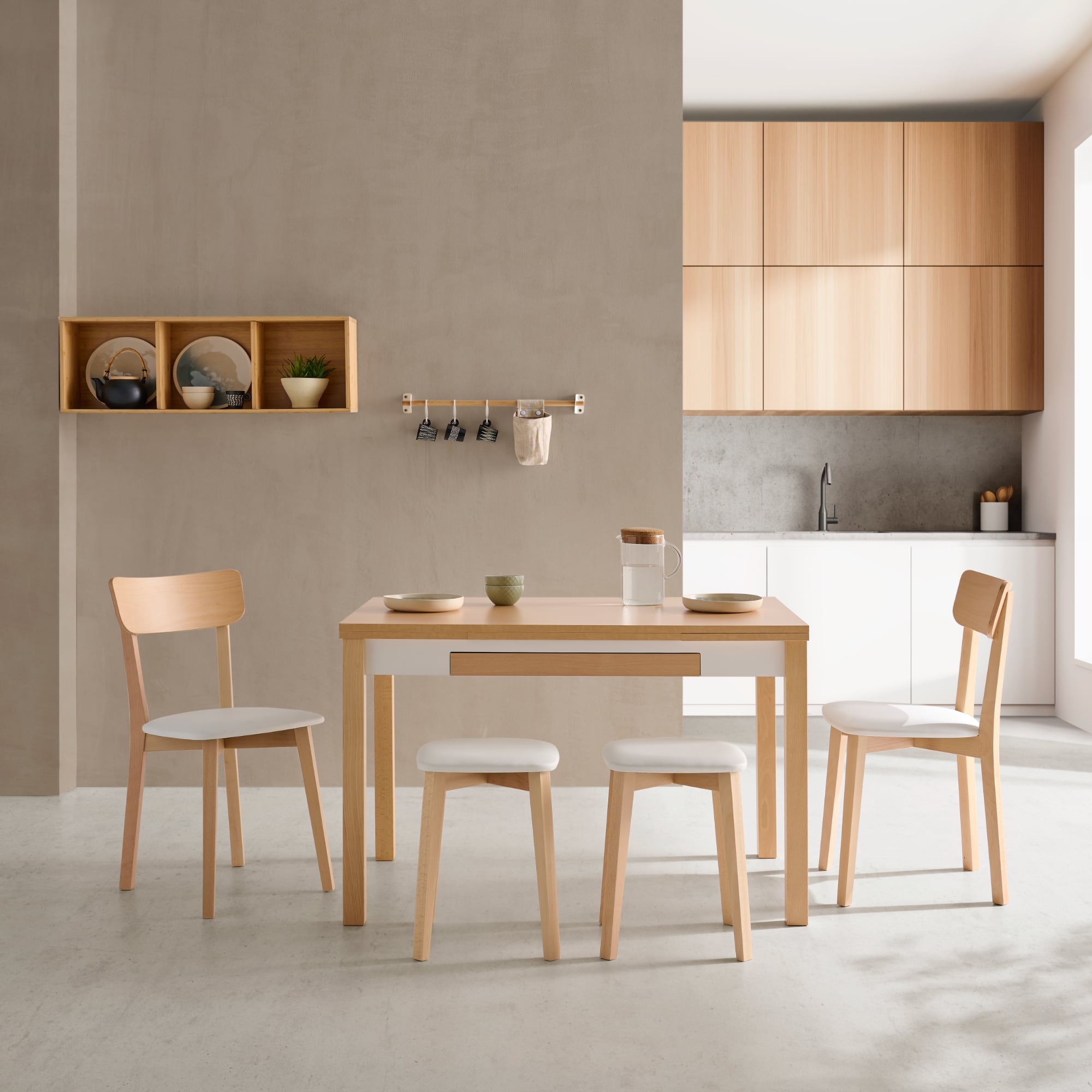 Mesa Cartagena Natural Extensible