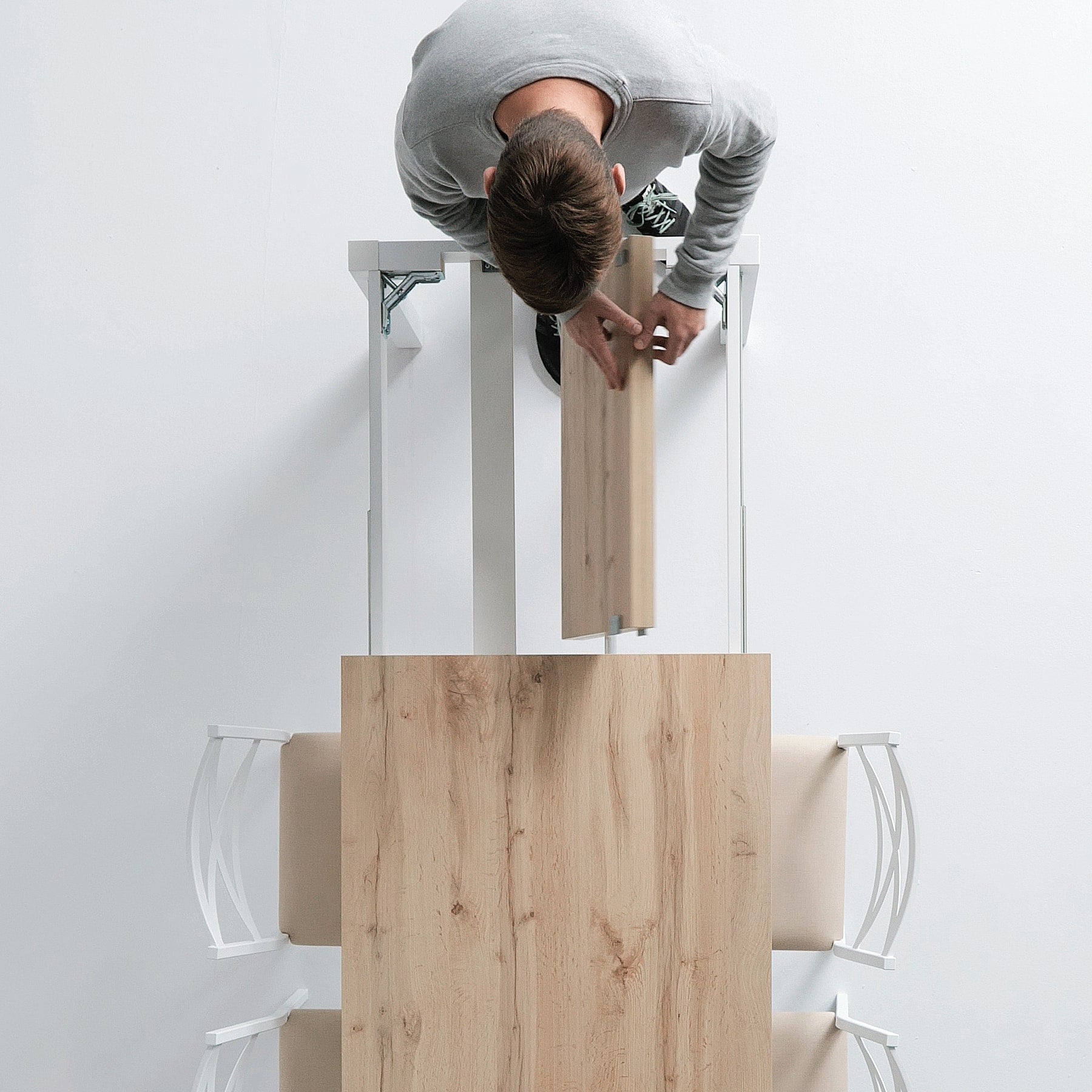 Mesa extensible de gran calidad colo madera