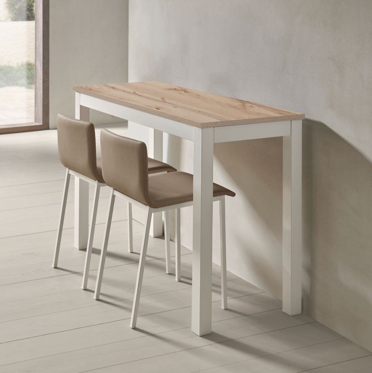 Mesa estrecha de cocina