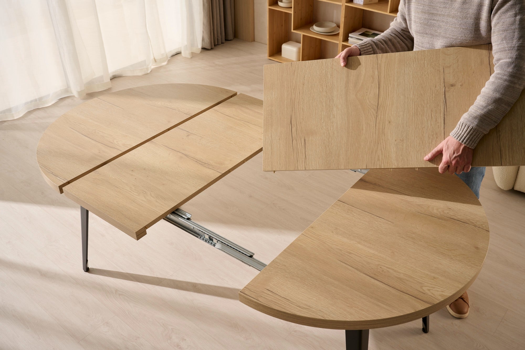 Taula Rodona Extensible 100cm Atenes