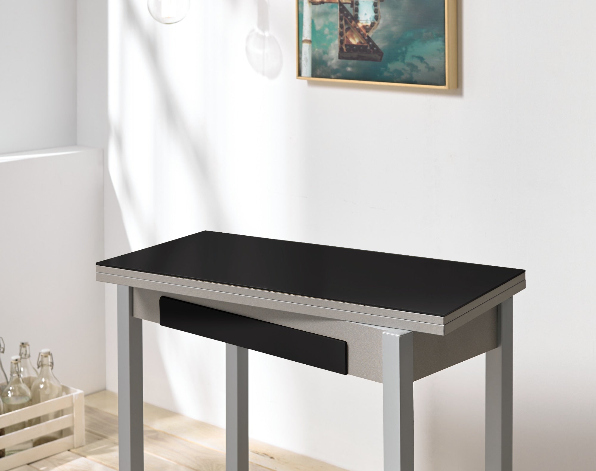 Mesa Libro Cristal