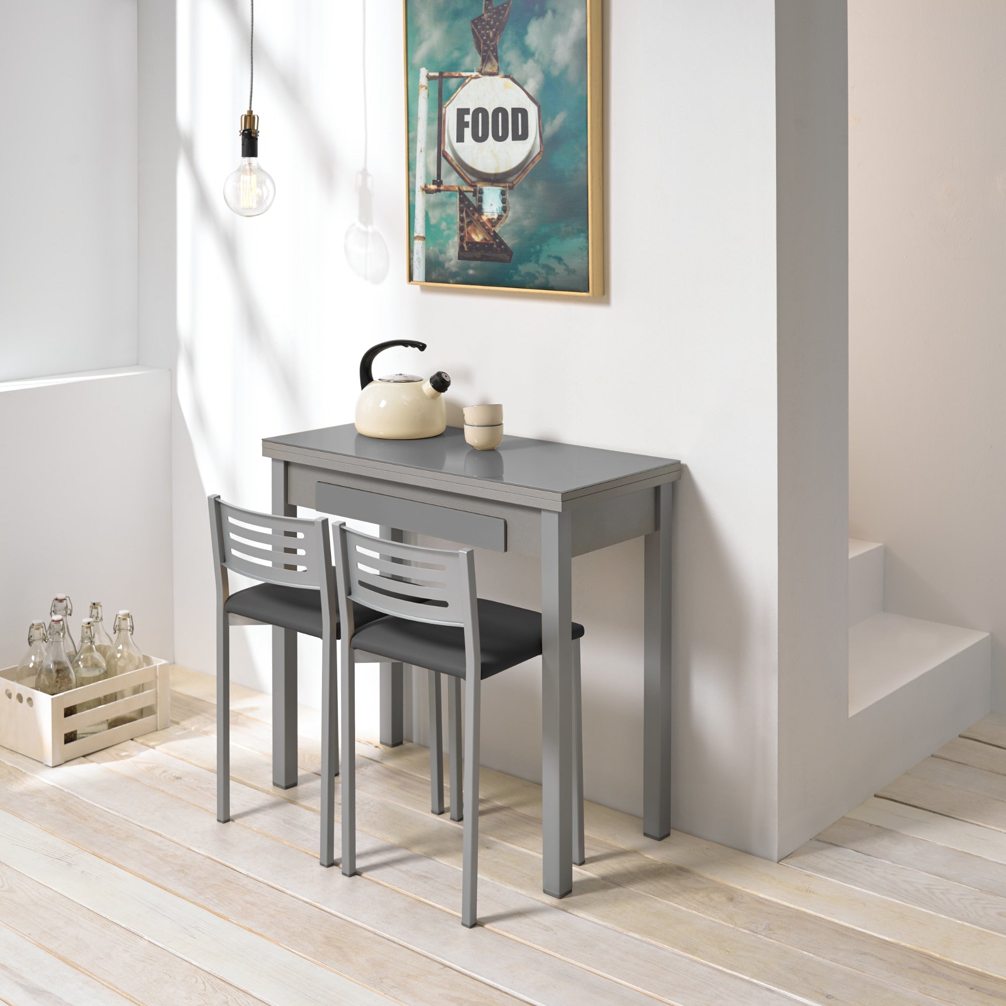 Mesa Libro Cristal