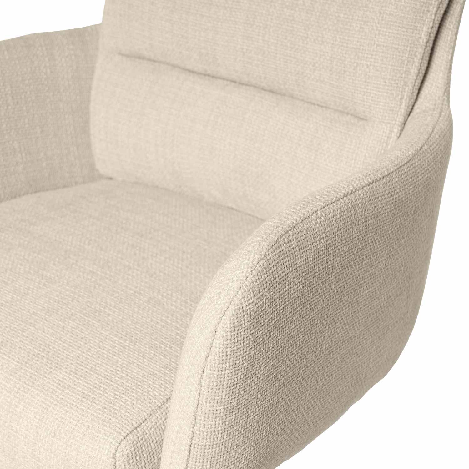 Silla giratoria de comedor Kabú