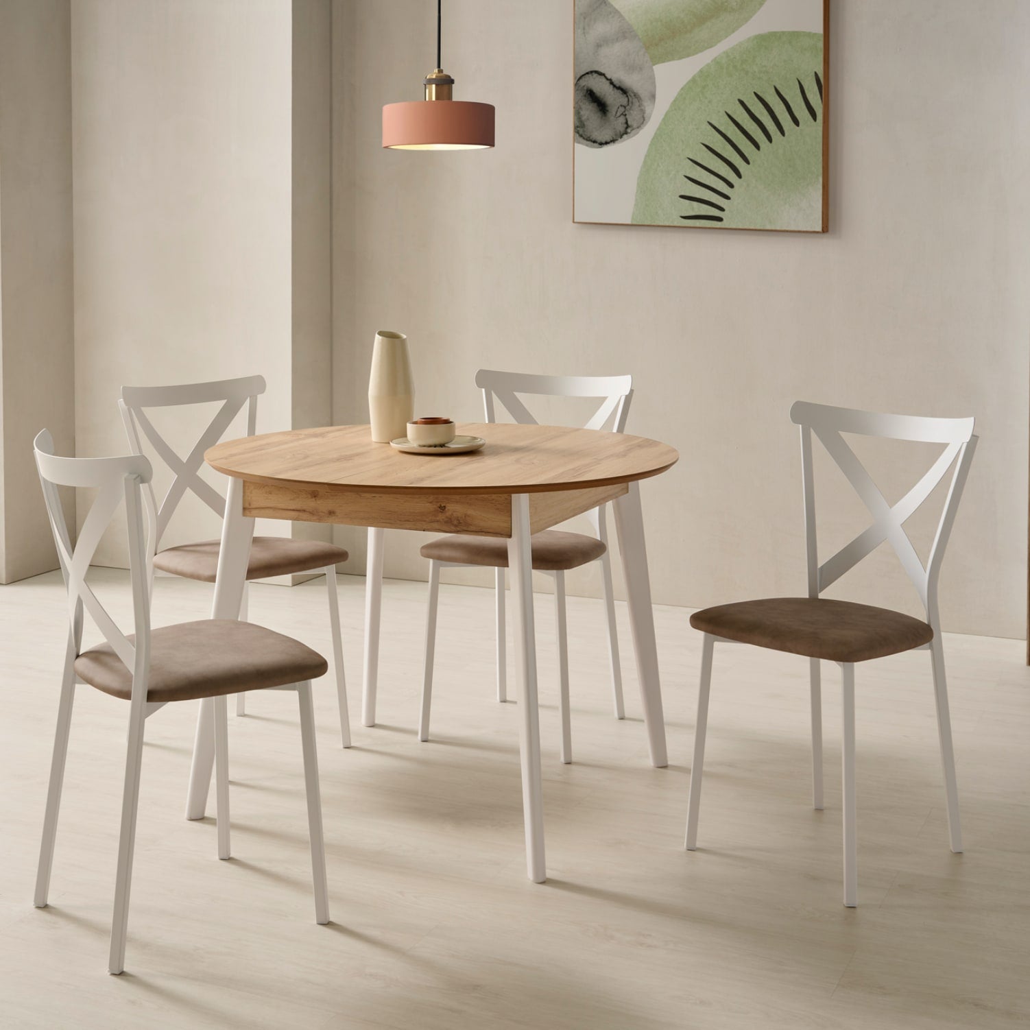 Mesa Redonda 90cm Mahón