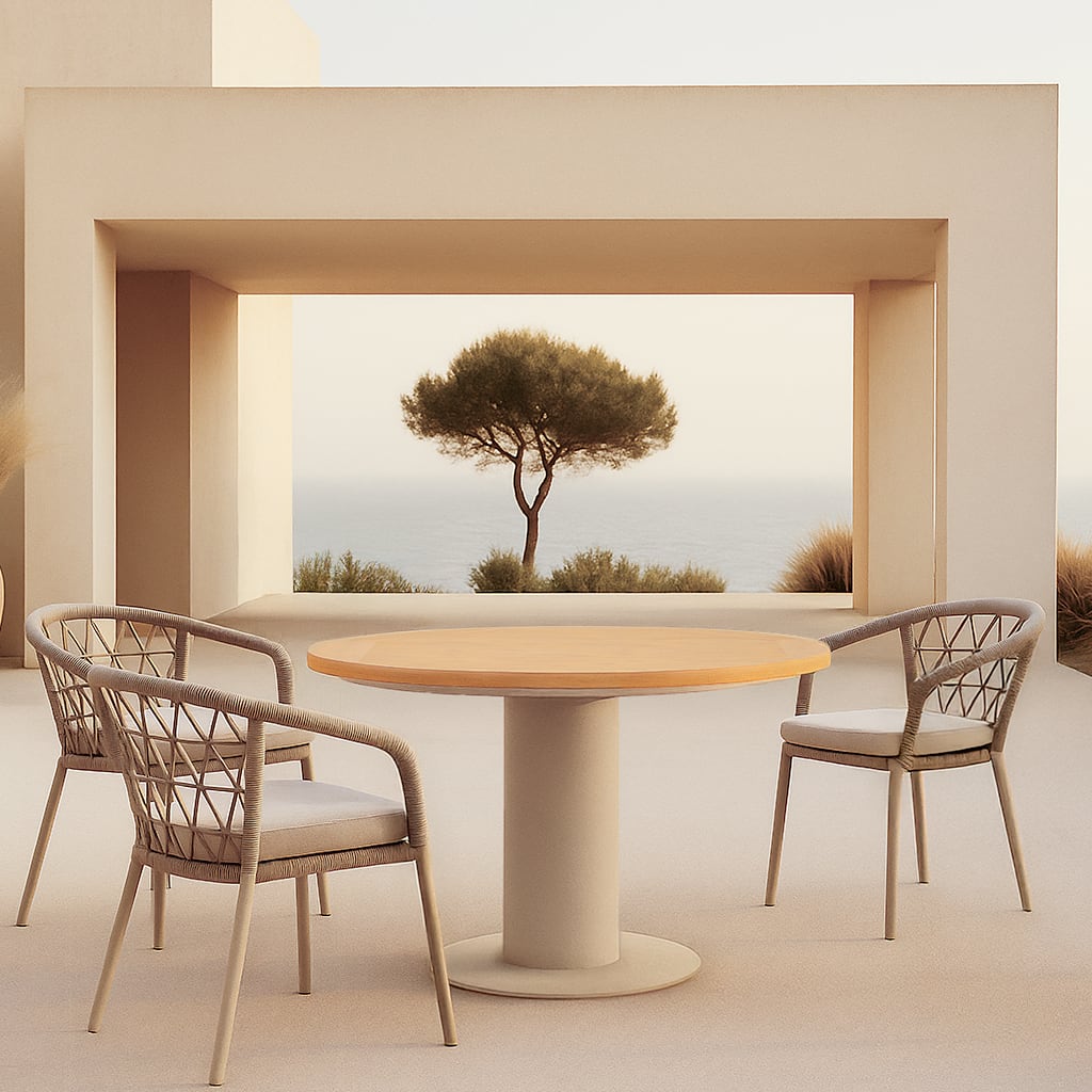 Mesa redonda de exterior Azores