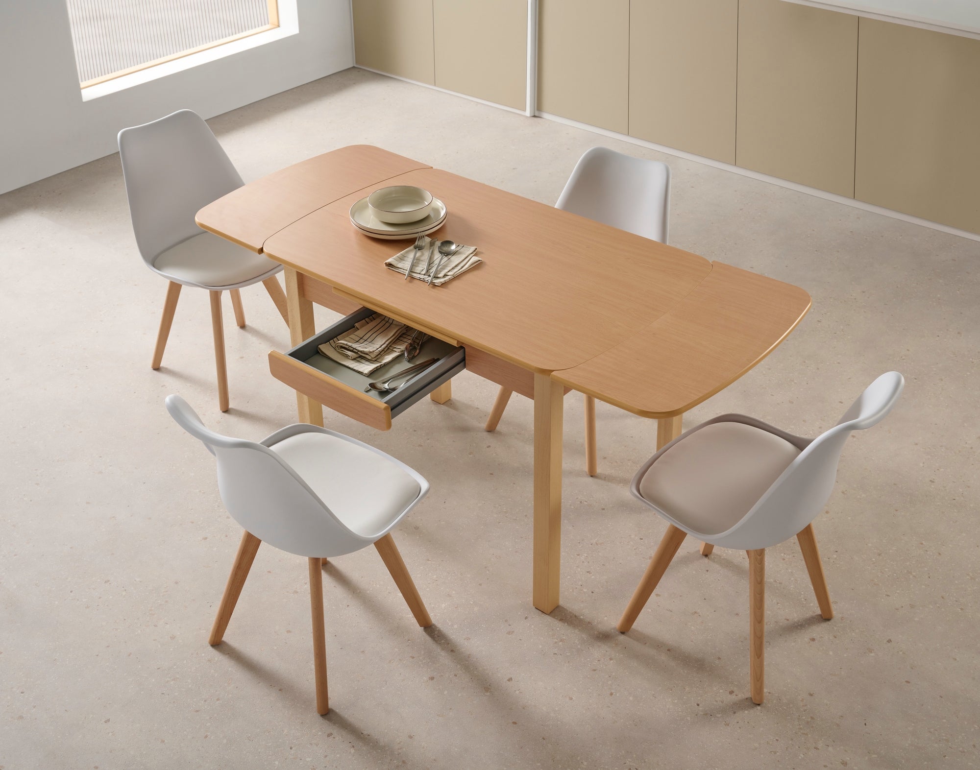 Mesa Florencia Natural Extensible