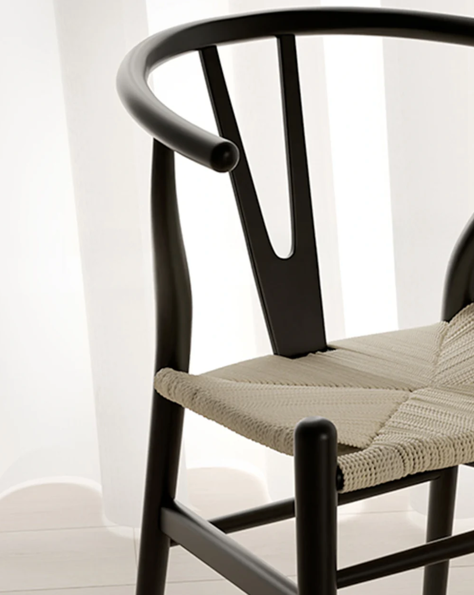 Silla de madera y enea Azores