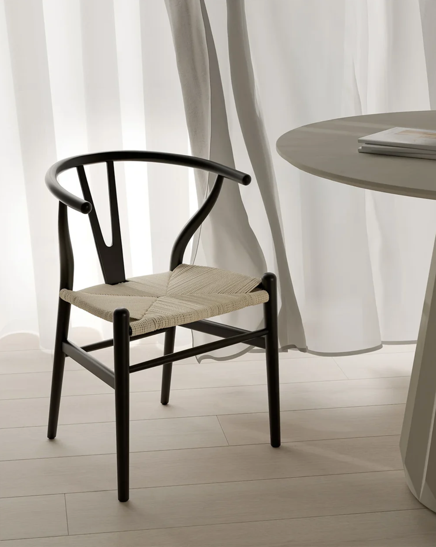 Silla de madera y enea Azores