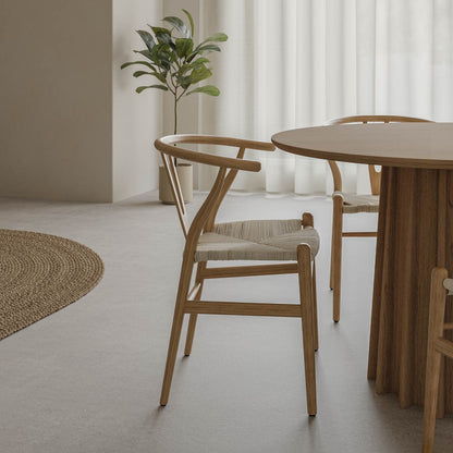 Silla de madera y enea Azores