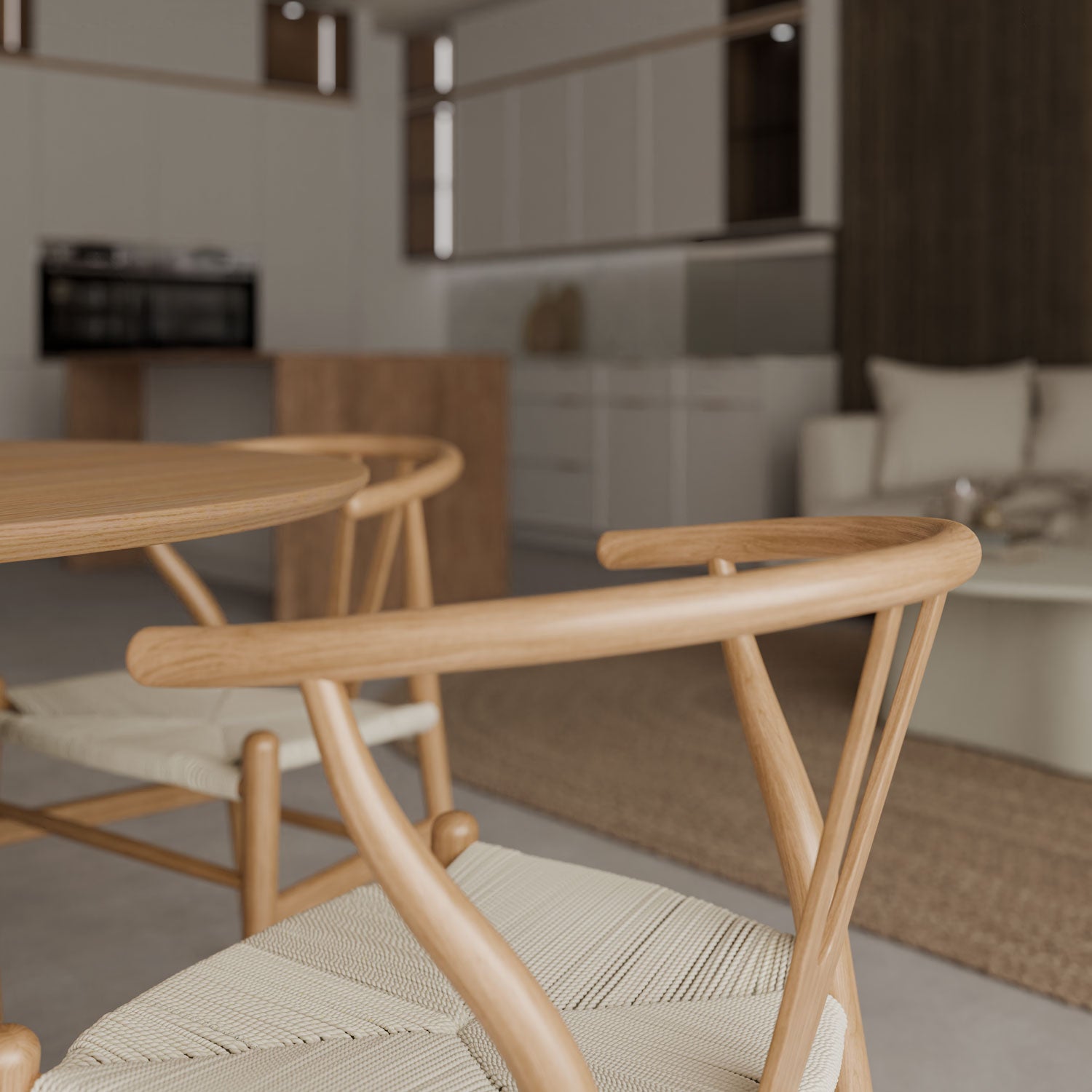 Silla de madera y enea Azores