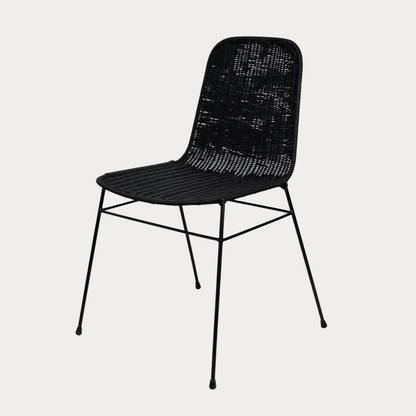 Silla de ratán Portinax