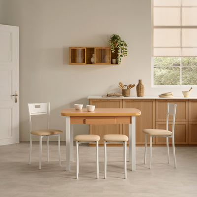 Mesa Viena Natural Extensible