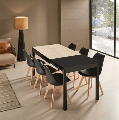 Mesa Oslo Porcelánico Extensible