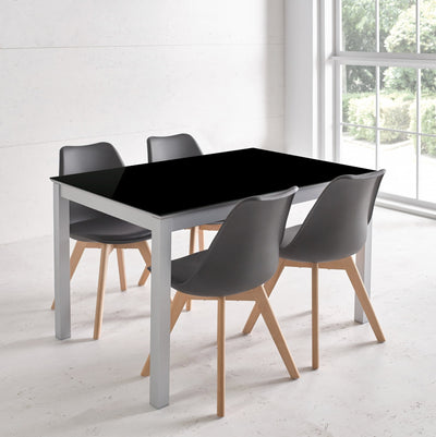 Mesa Tokio Cristal Extensible