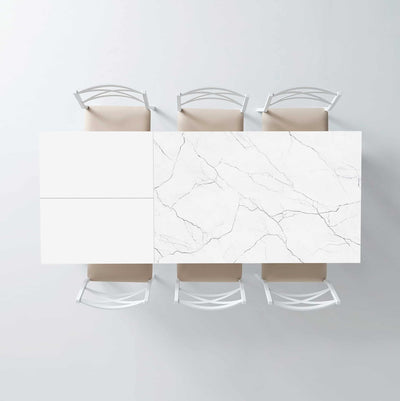 Mesa Oslo Porcelánico Extensible