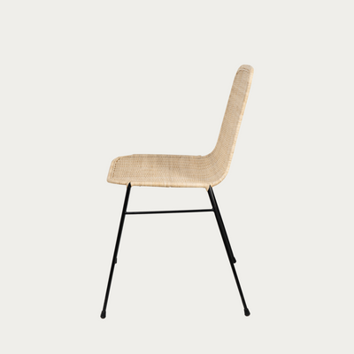 Silla de ratán Portinax