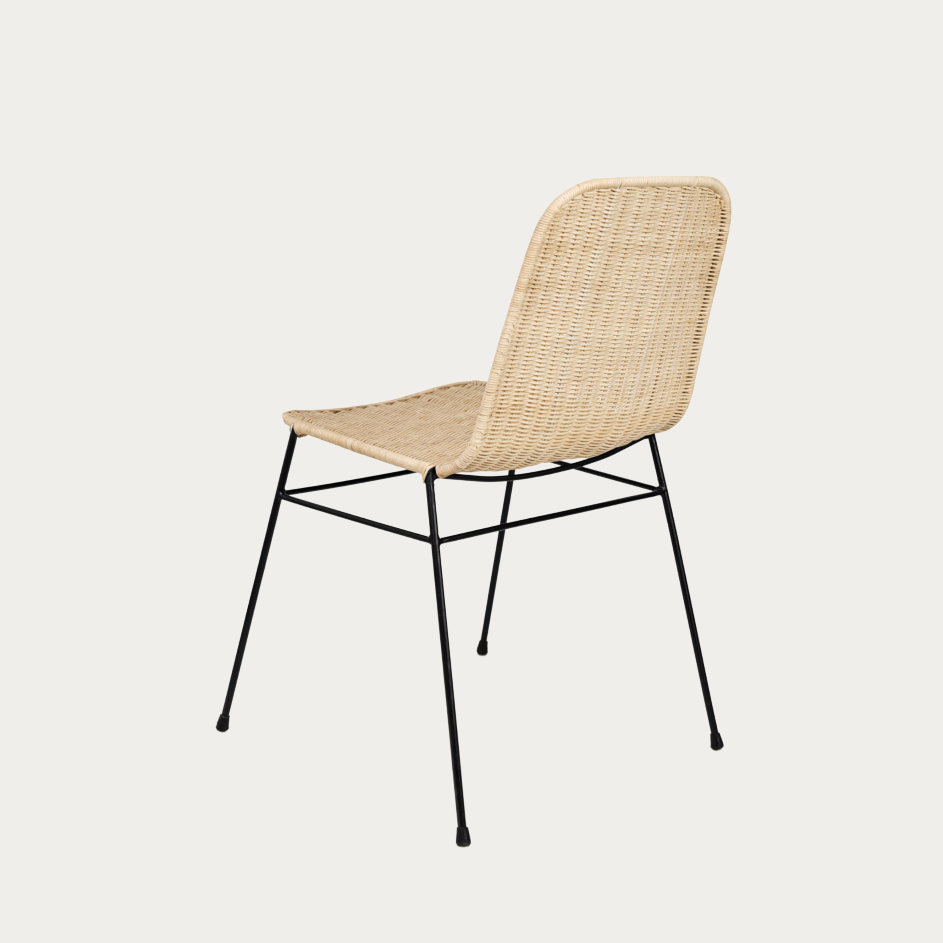 Silla de ratán Portinax