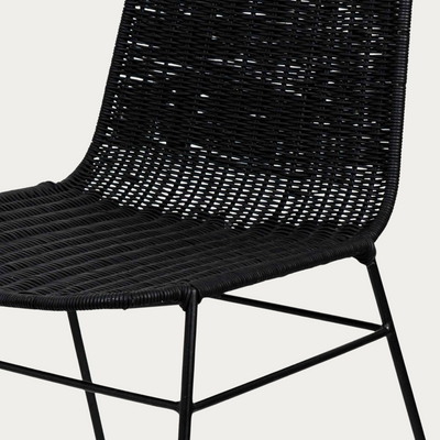 Silla de ratán Portinax