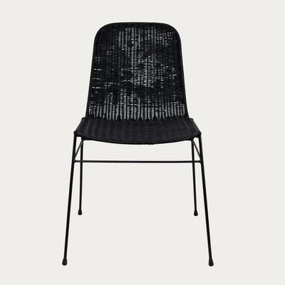 Silla de ratán Portinax