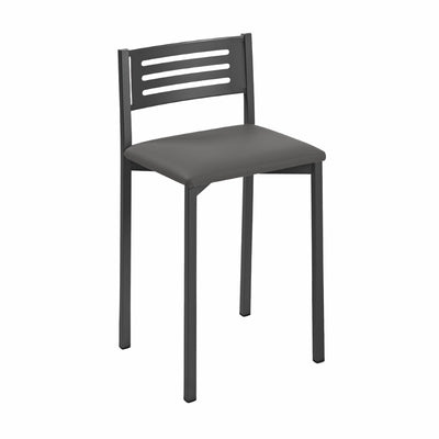 Taburete bajo con respaldo Aldem