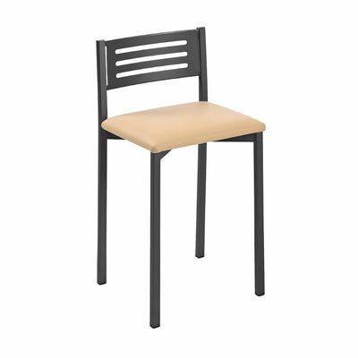 Taburete bajo con respaldo Aldem