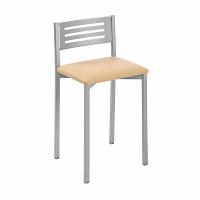 Taburete bajo con respaldo Aldem