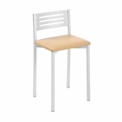 Taburete bajo con respaldo Aldem