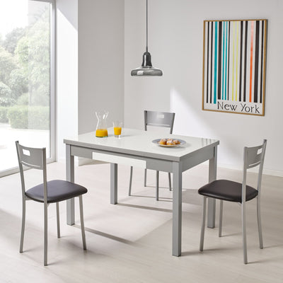Mesa Aramo Cristal Extensible