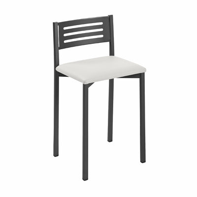 Taburete bajo con respaldo Aldem