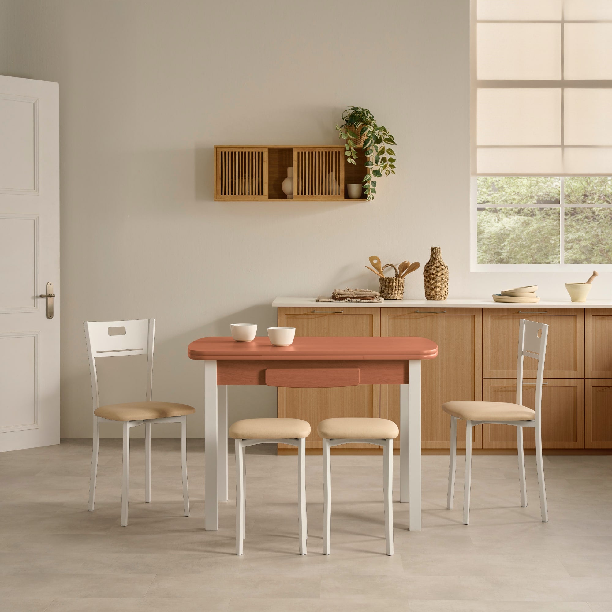 Mesa Viena Natural Extensible