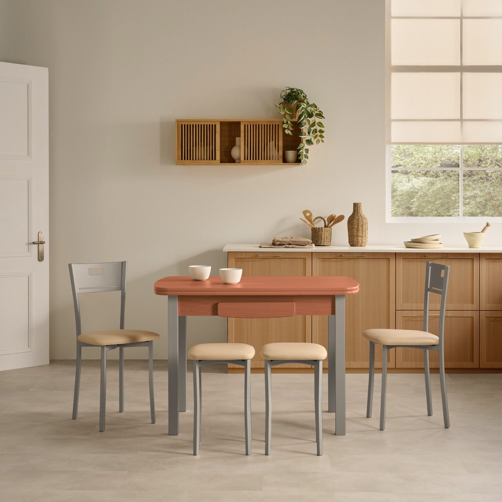 Mesa Viena Natural Extensible