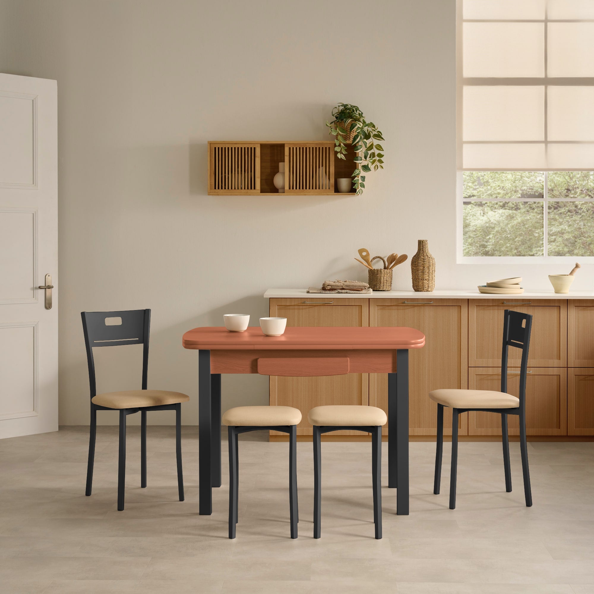 Mesa Viena Natural Extensible