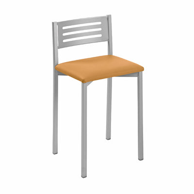 Taburete bajo con respaldo Aldem