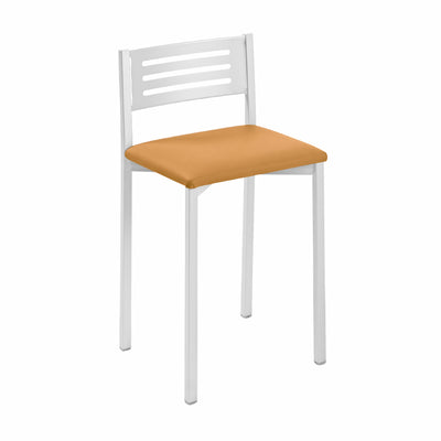 Taburete bajo con respaldo Aldem