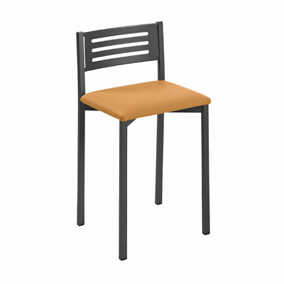 Taburete bajo con respaldo Aldem