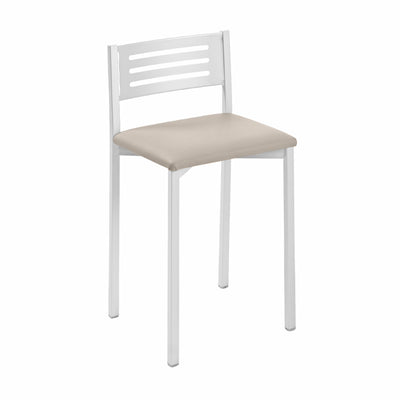 Taburete bajo con respaldo Aldem