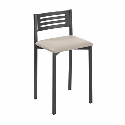 Taburete bajo con respaldo Aldem