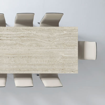 Mesa de comedor Dekton con sillas a juego